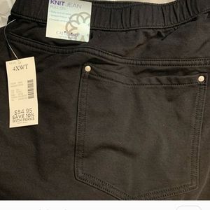 Womens 4X knit jeans